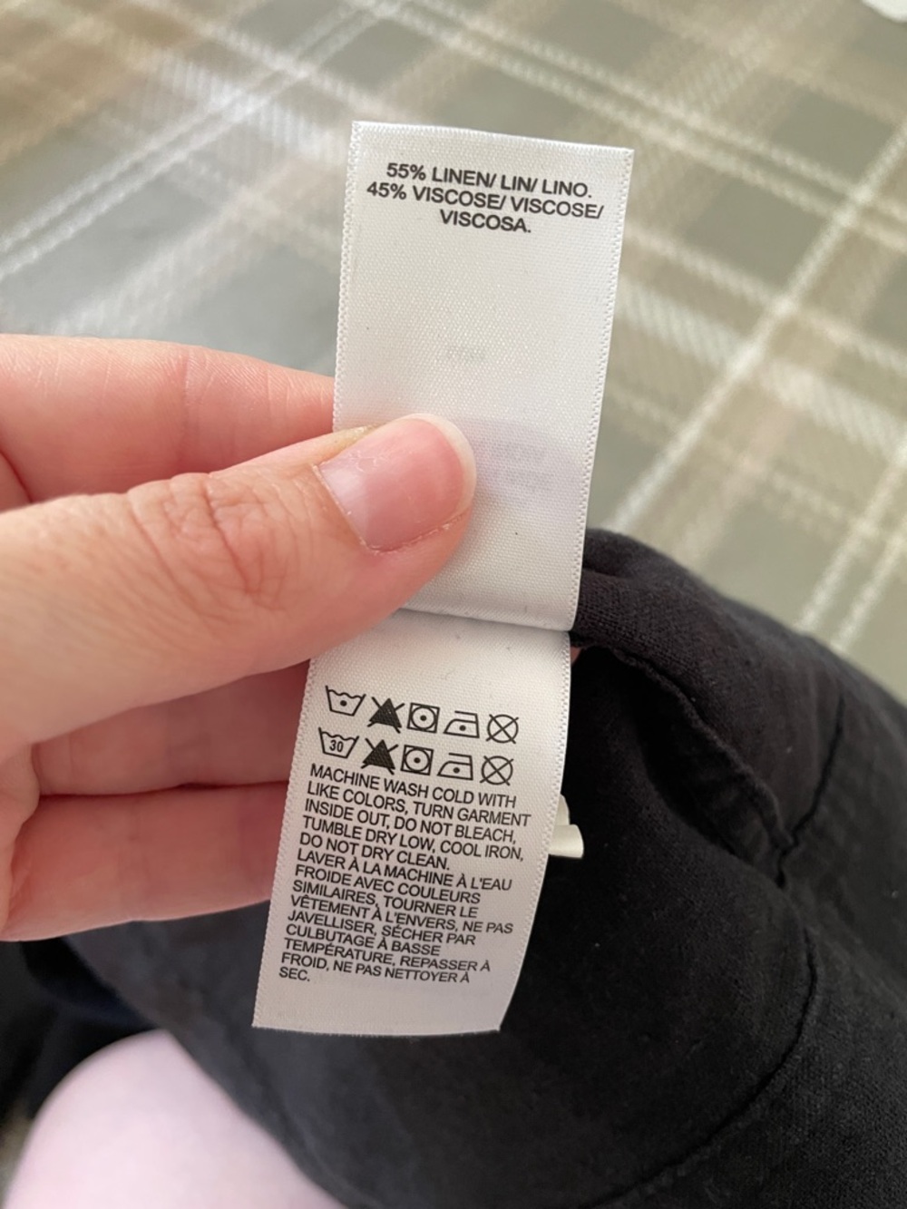 NWOT Lucky Brand black linen blend chore jacket M - Picture 5 of 7